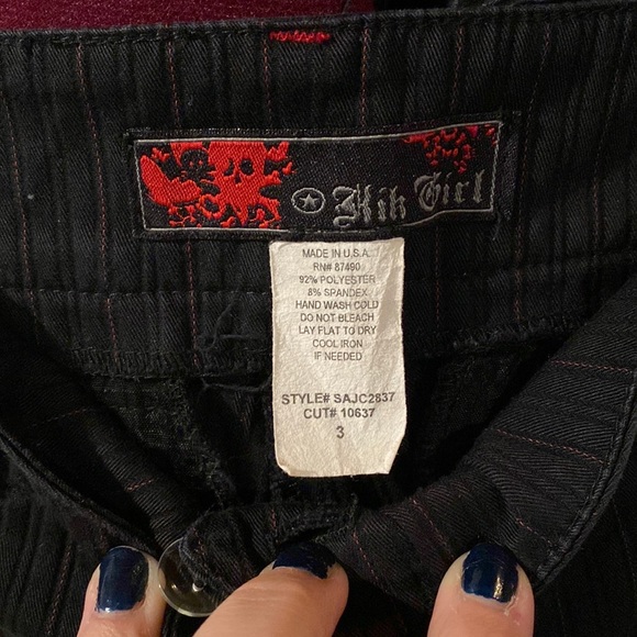 Kik Girl 🔥 Rare Pinstripe Pants - Picture 8 of 10